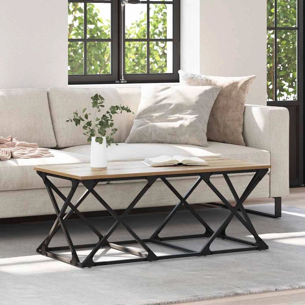 vidaXL VidaXL Coffee Table 100x49x40 cm Oak Artisan - Coffee Table