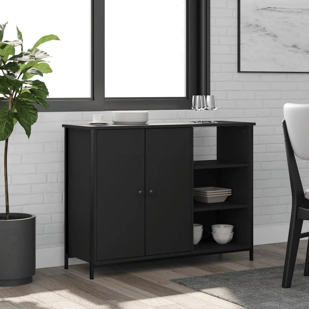 vidaXL vidaXL Sideboard Sonoma Oak 100x33x75 cm Engineered Wood - Sideboard
