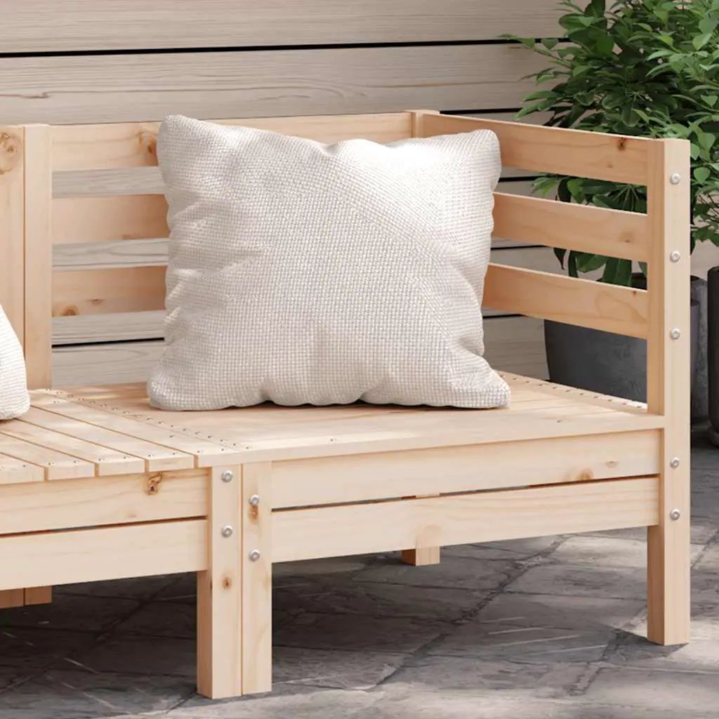 vidaXL vidaXL Garden Sofa | Natural Pine | Solid Pine Wood | Modular | Garden Sofa - Garden Sofa Sets