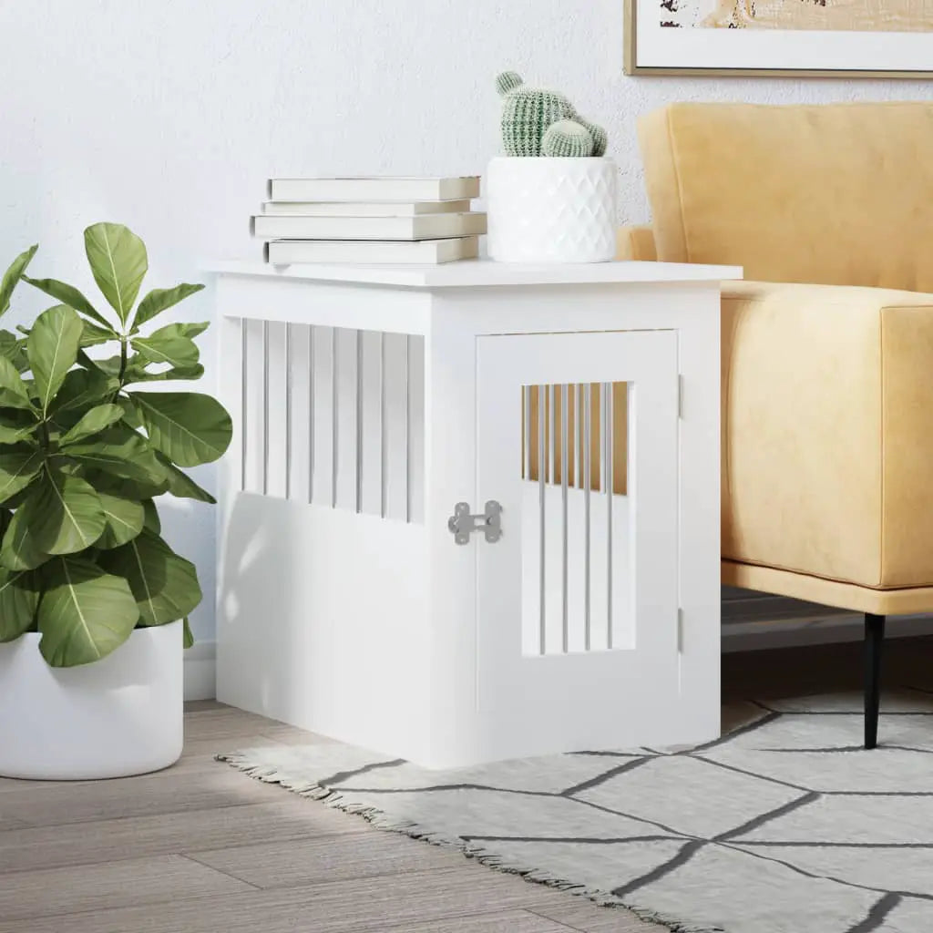 vidaXL Dog Crate Furniture Black Oak 45x62x59 cm Engineered Wood - from vidaXL