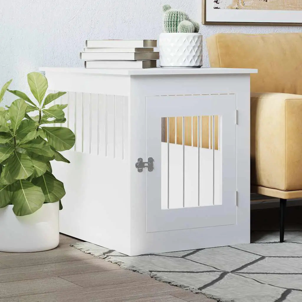 vidaXL Dog Crate Furniture Black Oak 45x62x59 cm Engineered Wood - from vidaXL