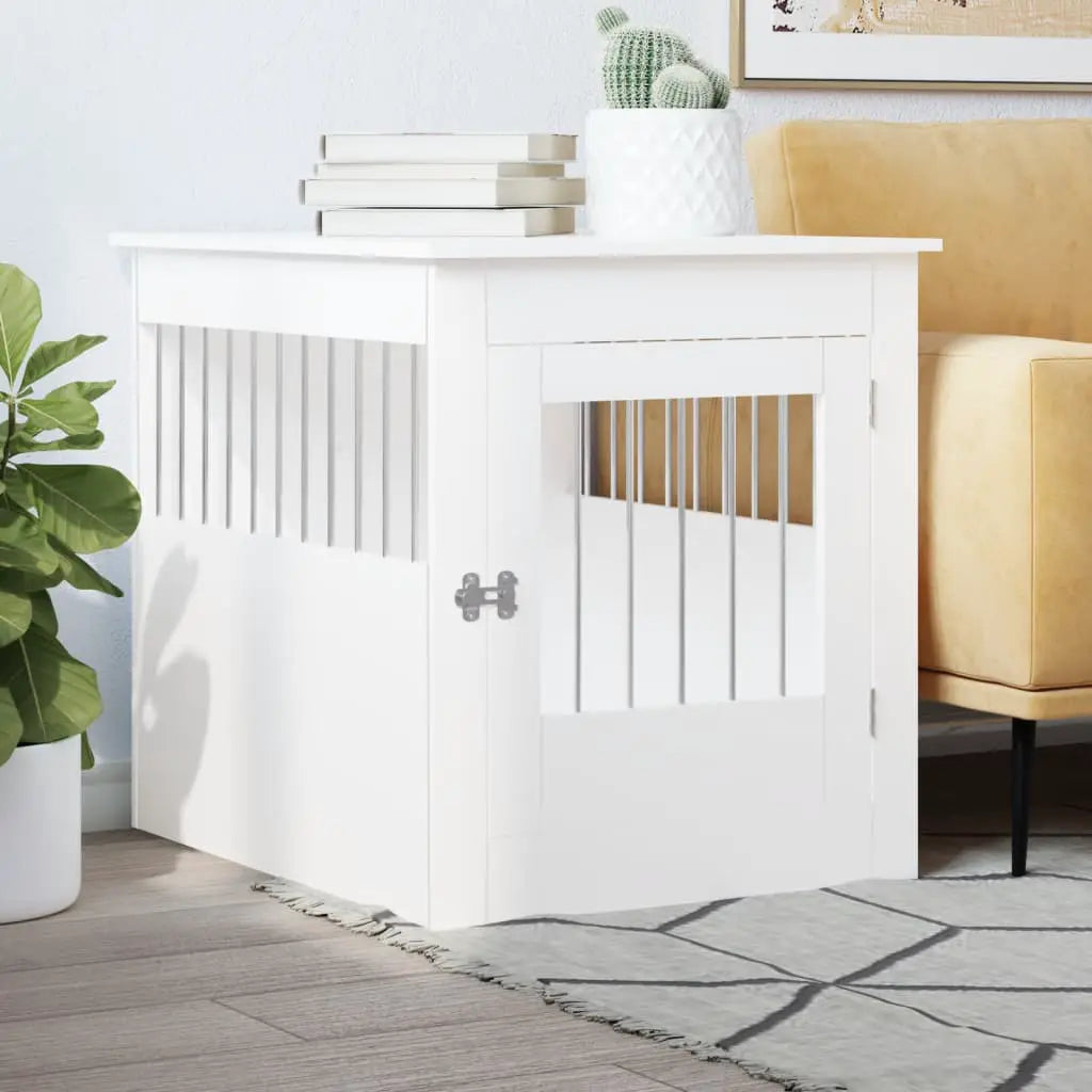 vidaXL Dog Crate Furniture Black Oak 45x62x59 cm Engineered Wood - from vidaXL