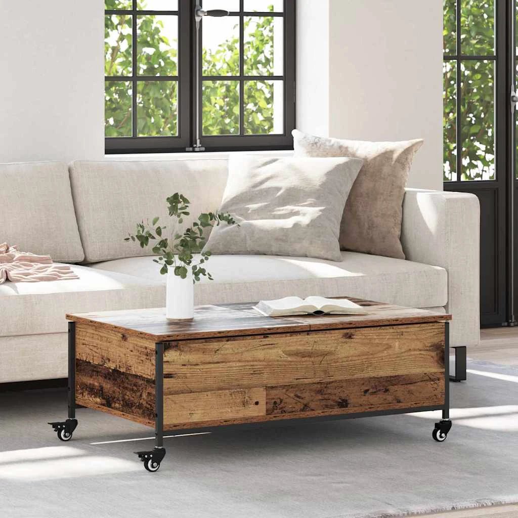 vidaXL VidaXL Coffee Table 91x55x32 cm Engineered Wood Modern Minimalist Living Room Decor - Coffee Table