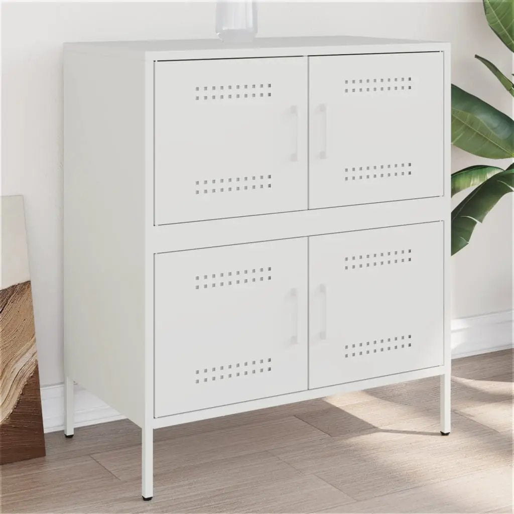 vidaXL vidaXL Sideboard Black 68x39x79 cm Steel - Sideboard