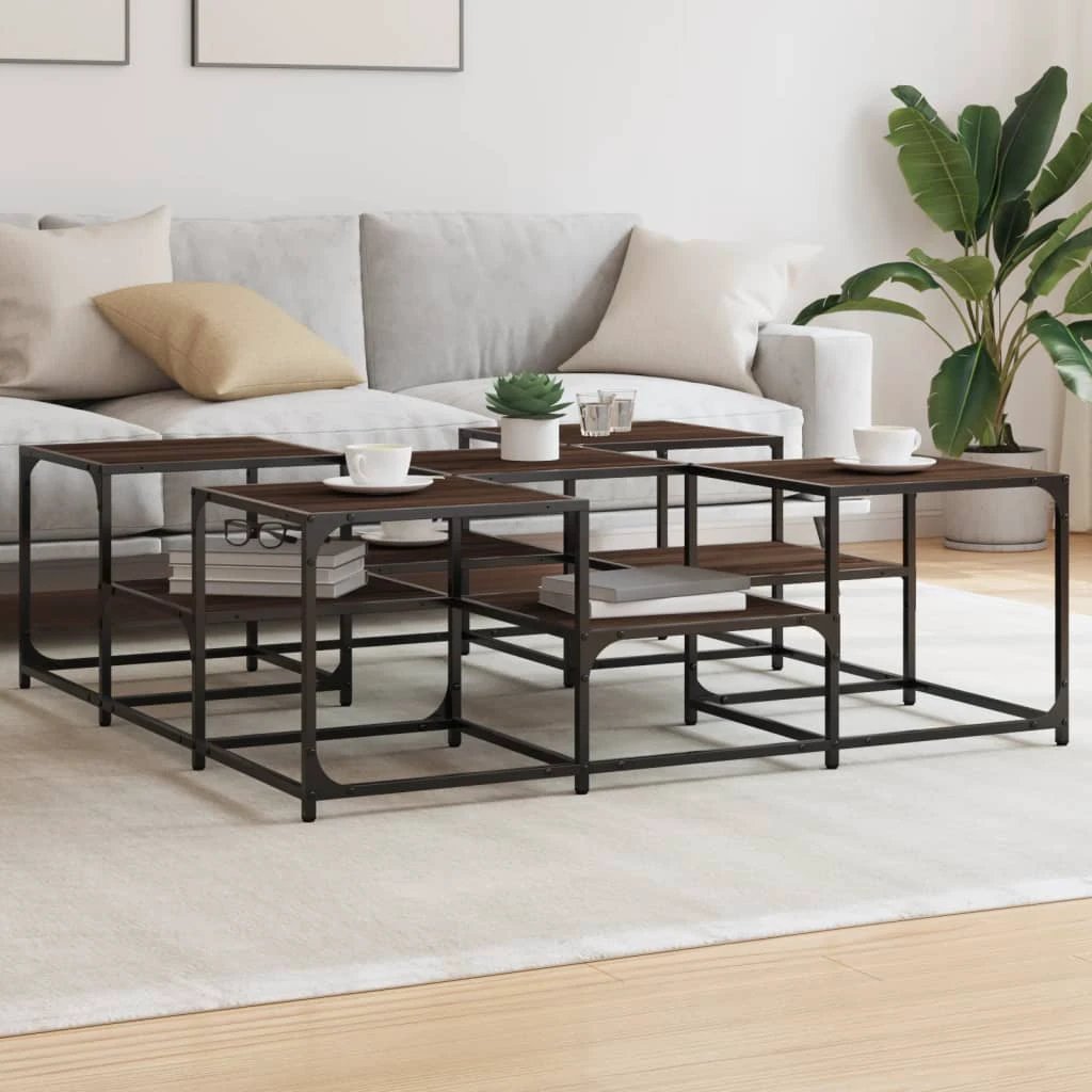 VidaXL Coffee Table 121x121x40 cm Engineered Wood by vidaXL