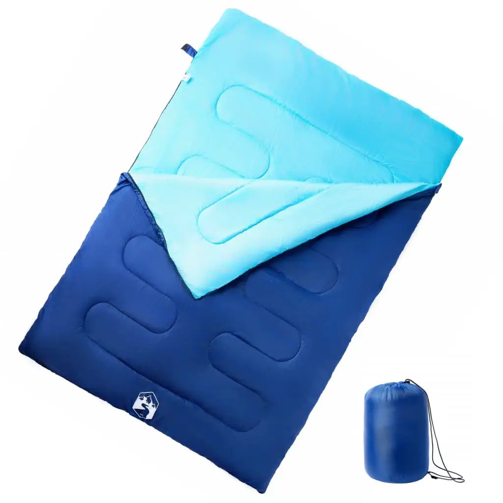 vidaXL Double Sleeping Bag with Pillows for Adults Camping 3-4 Seasons - from vidaXL
