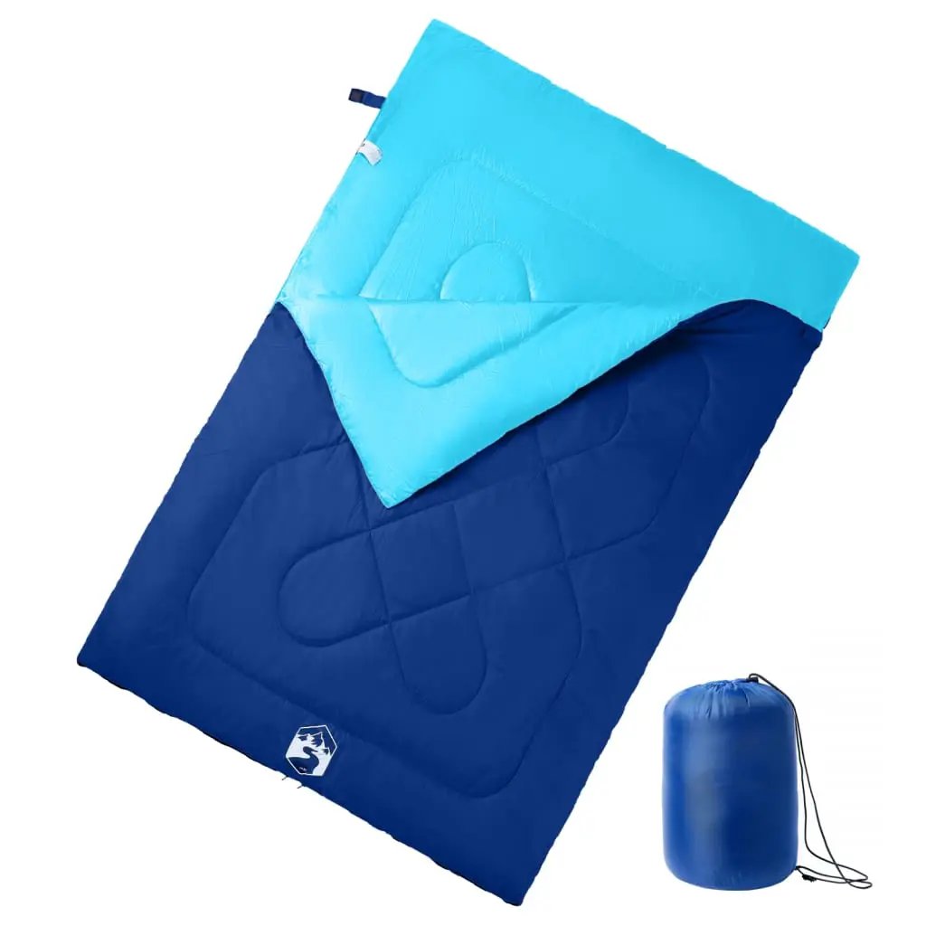 vidaXL Double Sleeping Bag with Pillows for Adults Camping 3-4 Seasons - from vidaXL