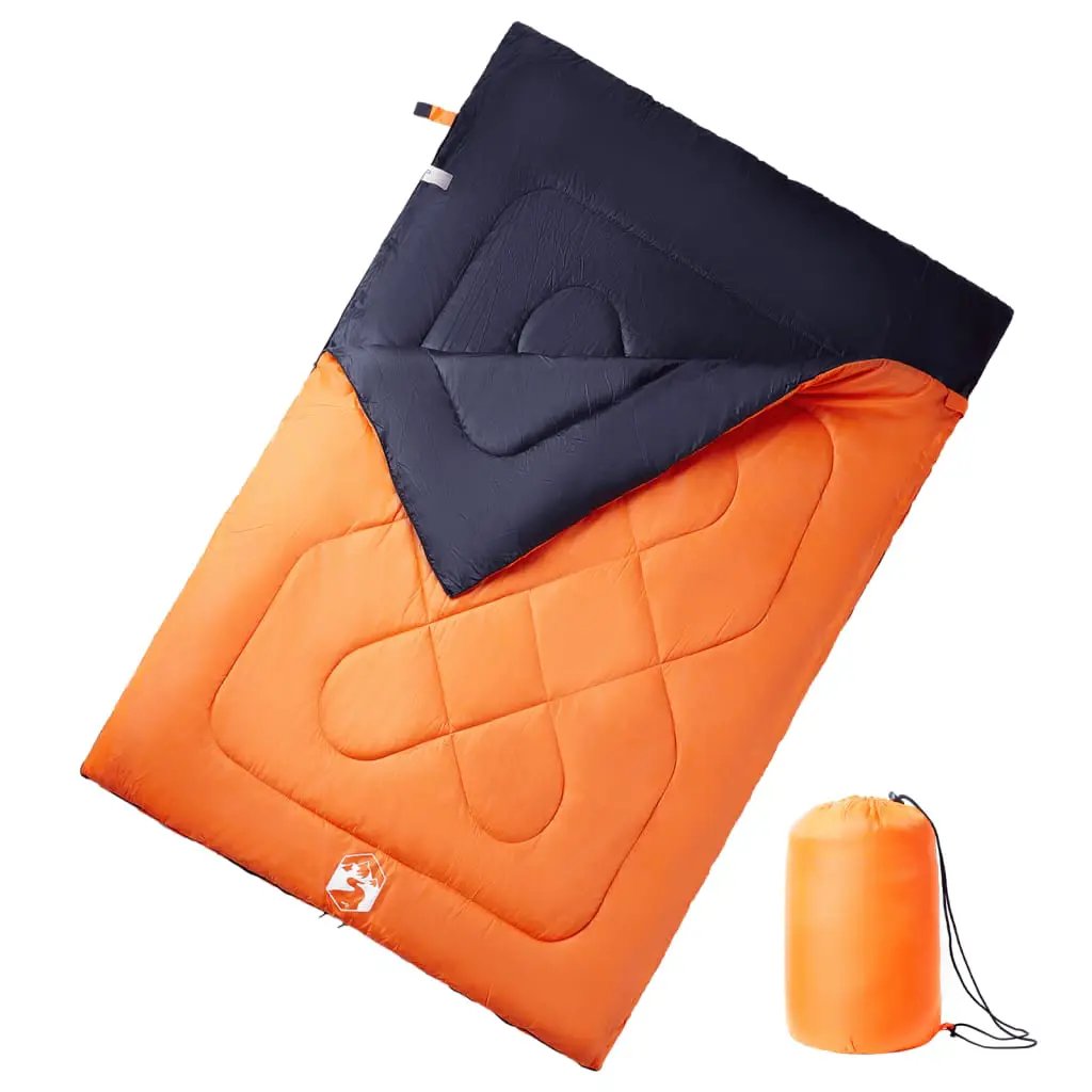 vidaXL Double Sleeping Bag with Pillows for Adults Camping 3-4 Seasons - from vidaXL