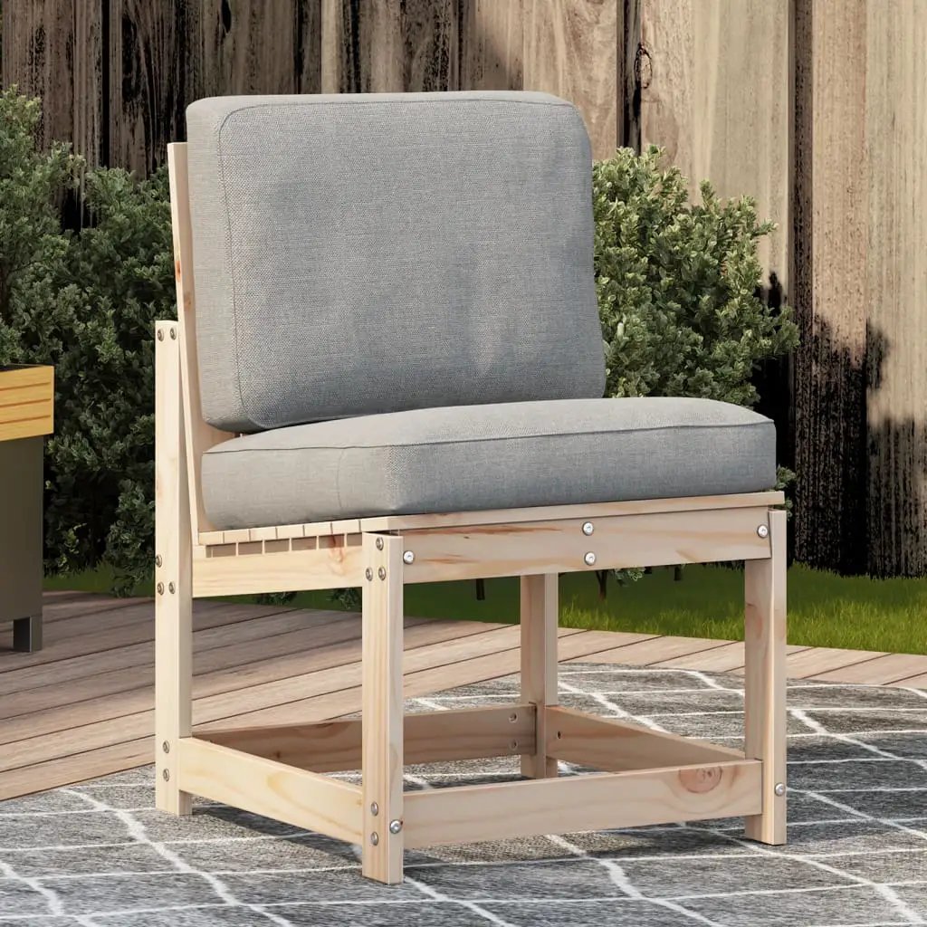 vidaXL vidaXL Garden Chair Wax Brown 50.5x55x77 cm Solid Wood Pine - Garden Chairs
