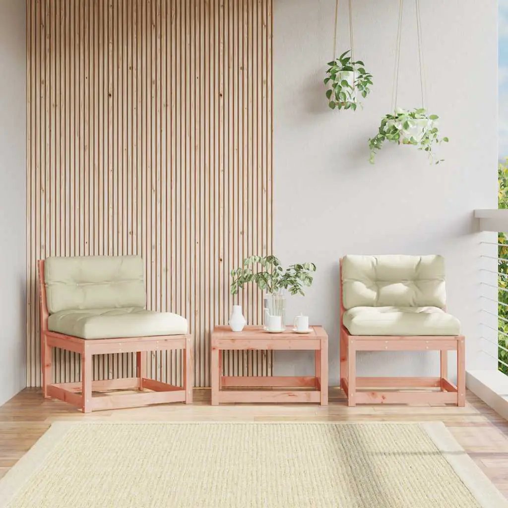vidaXL vidaXL Garden Sofa | Natural wood | Solid pine wood | Medium | Modular - Garden Sofa Sets