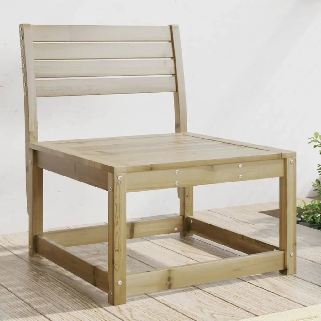 vidaXL vidaXL Garden Sofa | Natural wood | Solid pine wood | Medium | Modular - Garden Sofa Sets