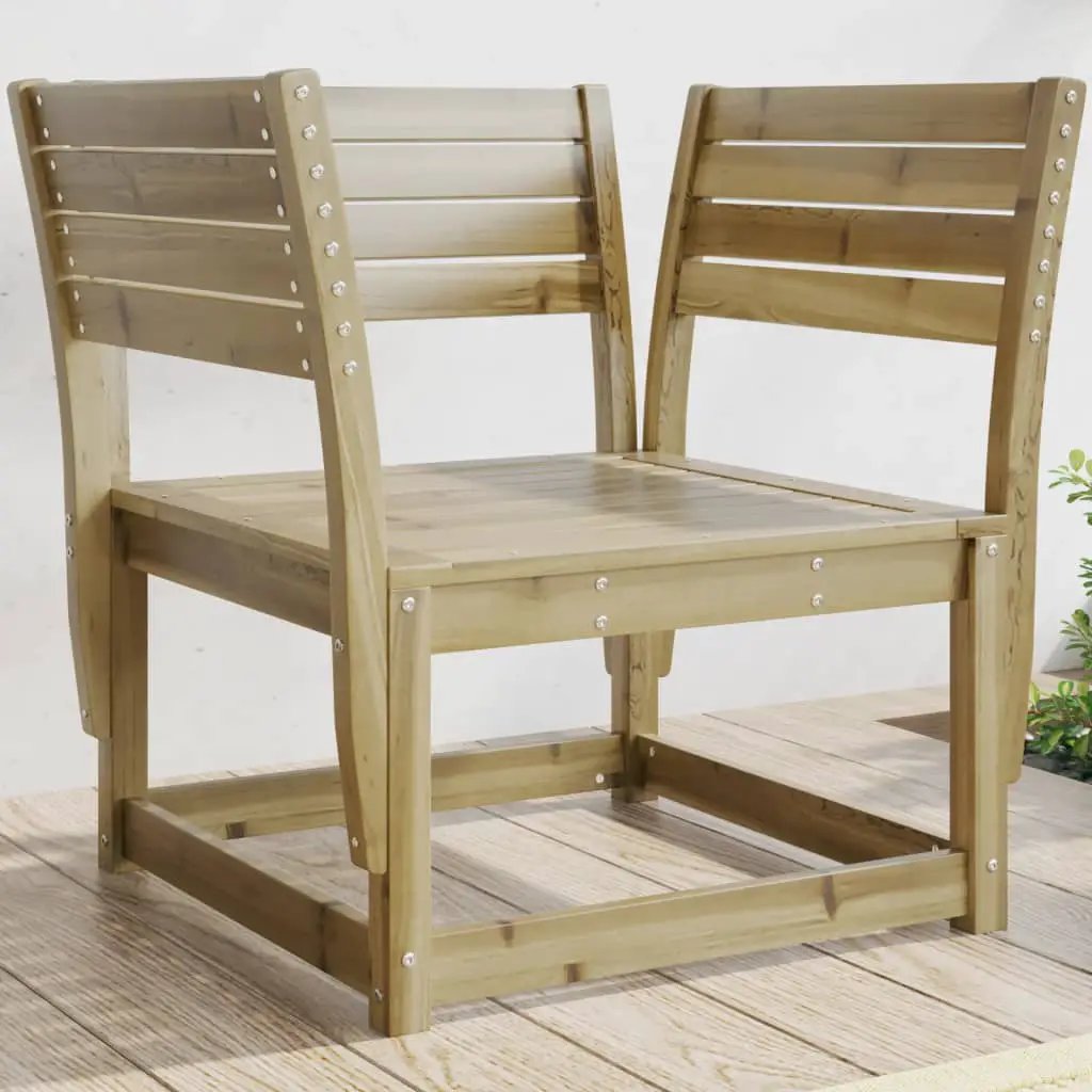 vidaXL vidaXL Garden Chair Solid Wood Pine - Garden Chairs