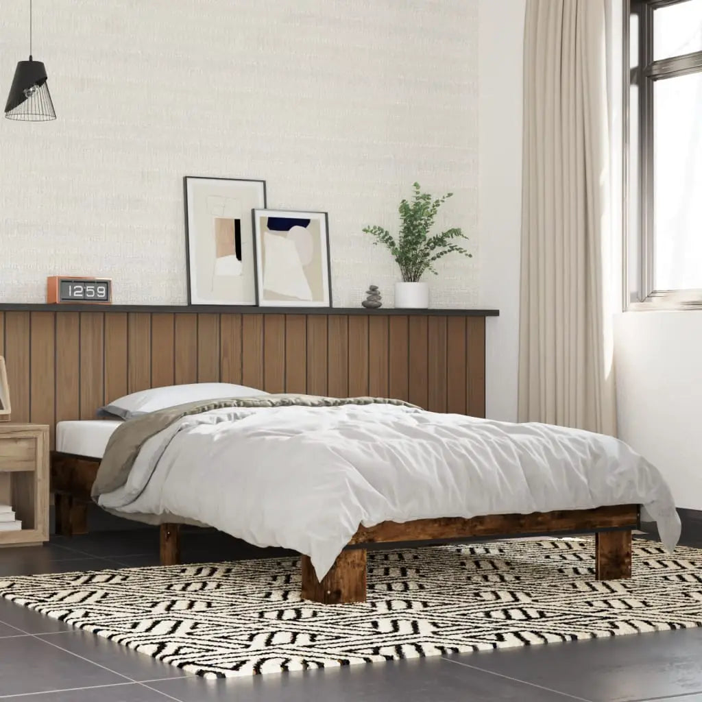 vidaXL Bed Frame without Mattress Black 140x200 cm - from vidaXL