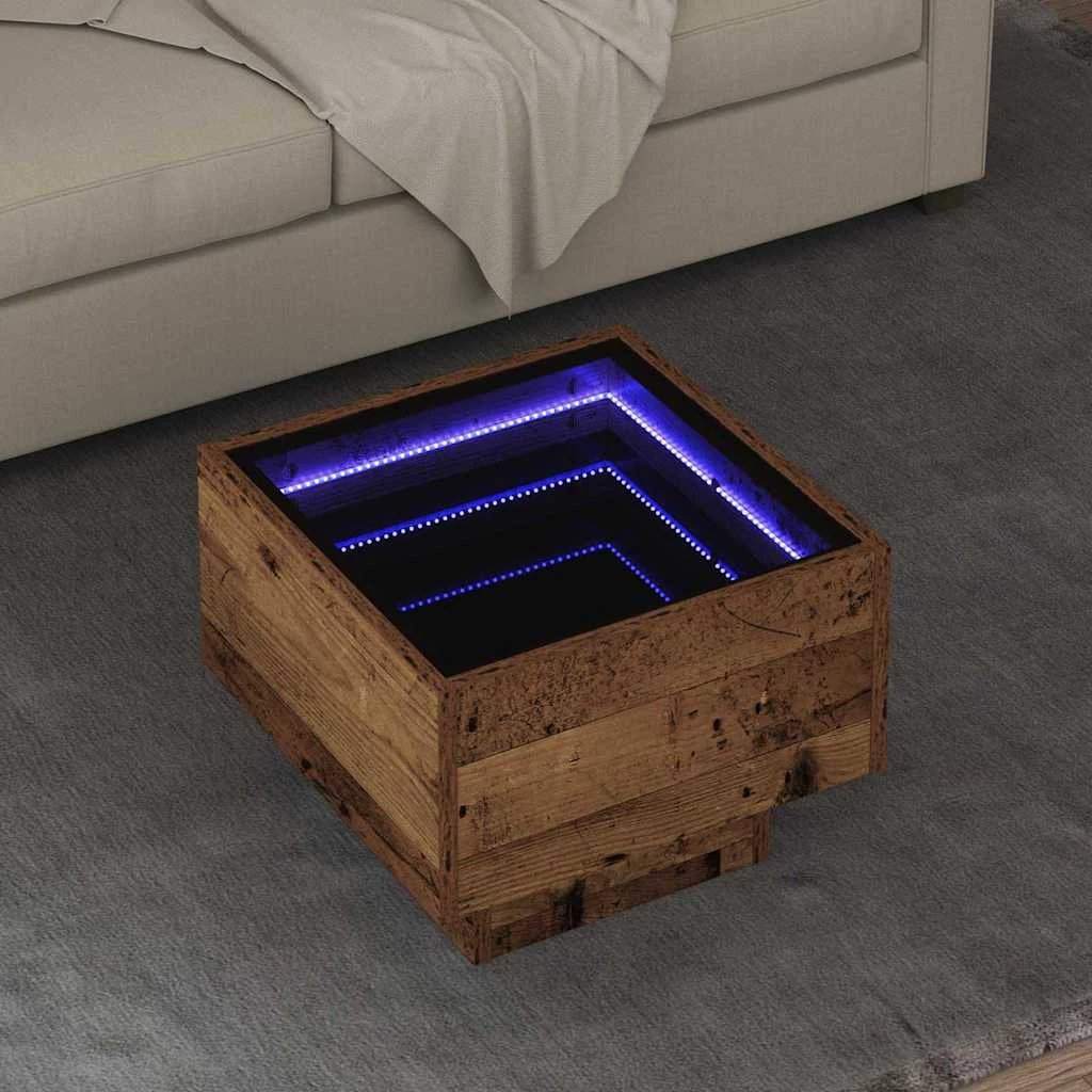 VidaXL Coffee Table 40x40x30cm Rustic Living Room by vidaXL