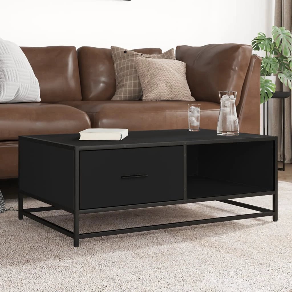 VidaXL Coffee Table 90x57x35cm Wood Metal Home by vidaXL