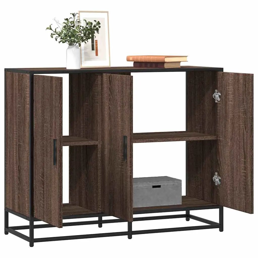 vidaXL vidaXL Sideboard Black 94x35x76 cm Engineered Wood - Sideboard