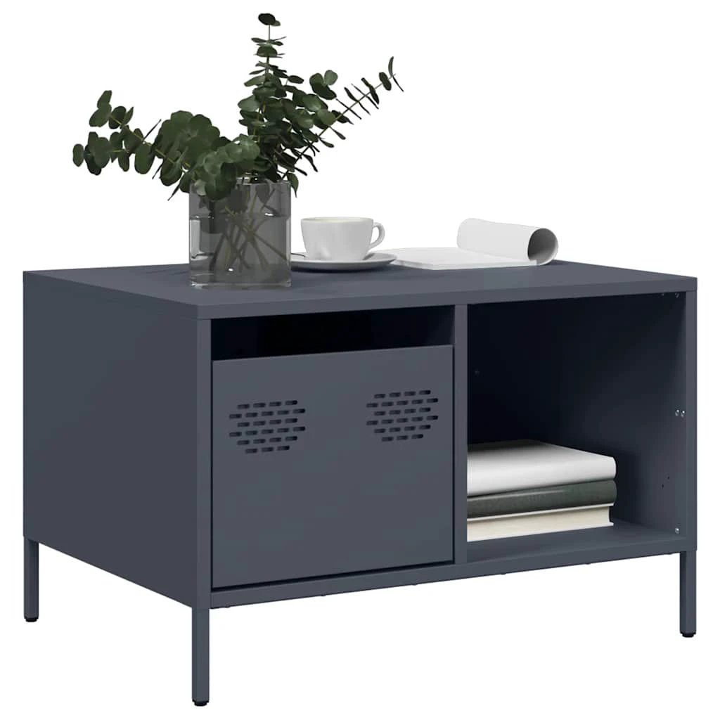 vidaXL vidaXL Coffee Table 68.5x50x43.5 cm Steel Home - Coffee Table