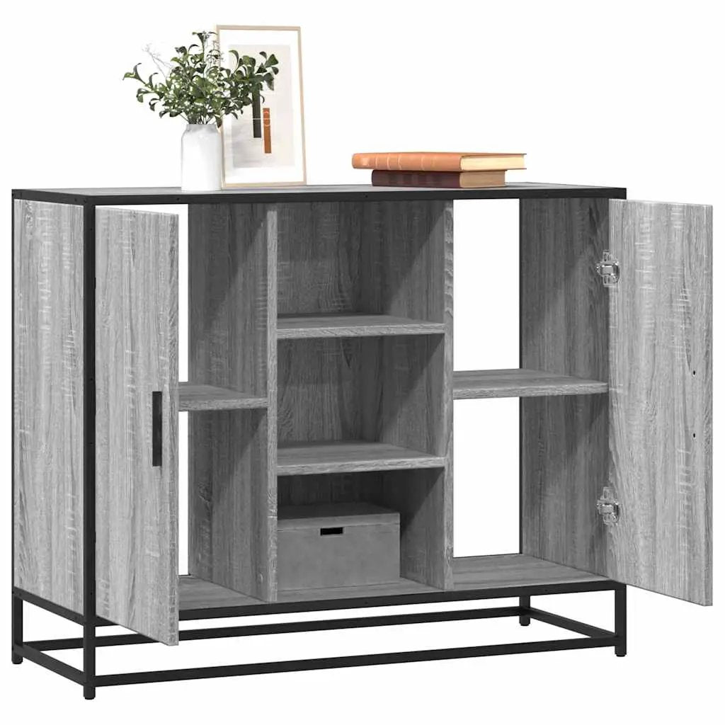 vidaXL vidaXL Sideboard Black 92x35x76 cm Engineered Wood - Sideboard
