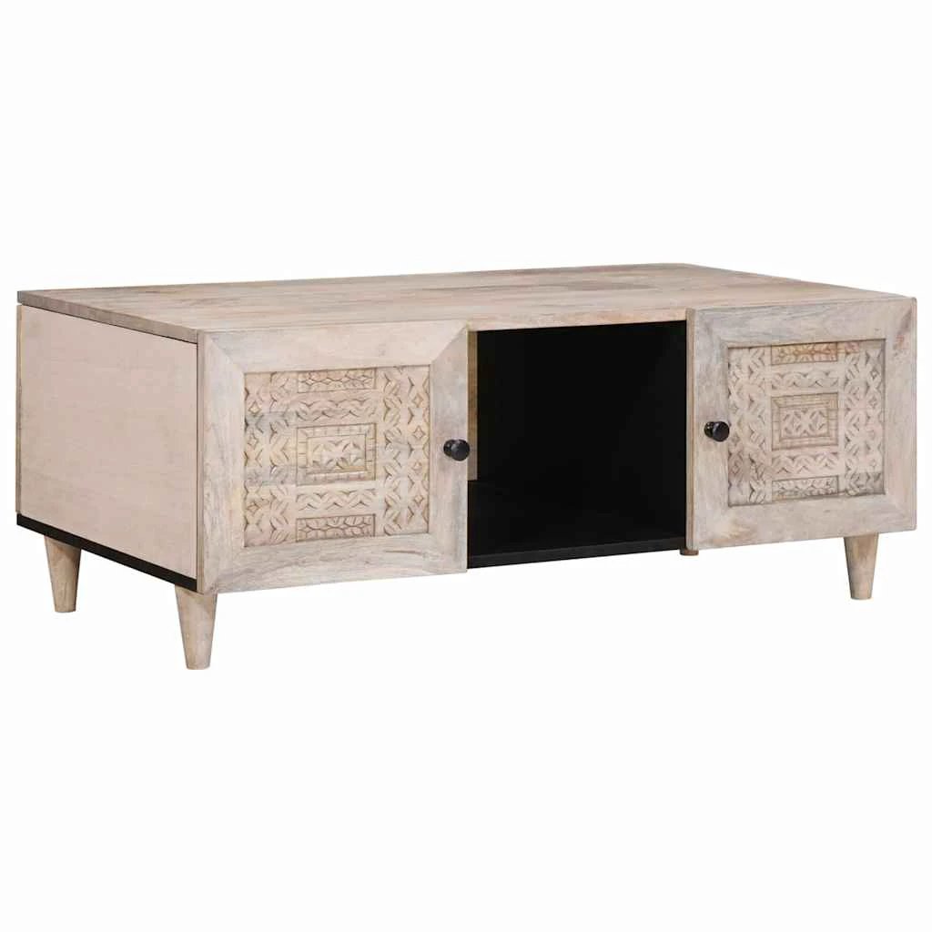 vidaXL Coffee Table 100x54x40 Acacia LivingRoom by vidaXL