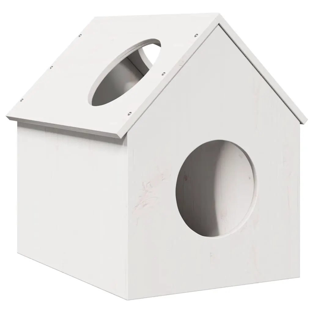vidaXL vidaXL Cat House 41x50x50 cm Solid Wood Pine - Cat House