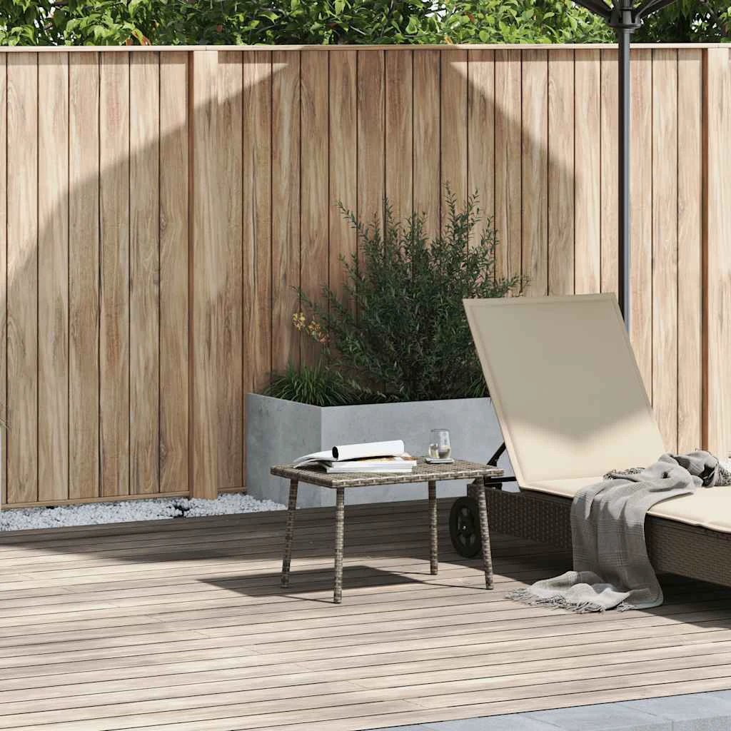 vidaXL vidaXL Garden Coffee Table 40x40x37cm PolyRattan - Coffee Table