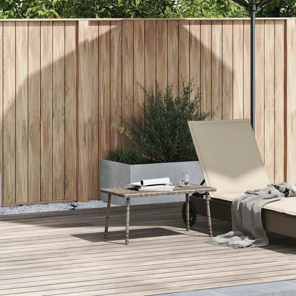 vidaXL vidaXL Garden Coffee Table 40x40x37cm PolyRattan - Coffee Table