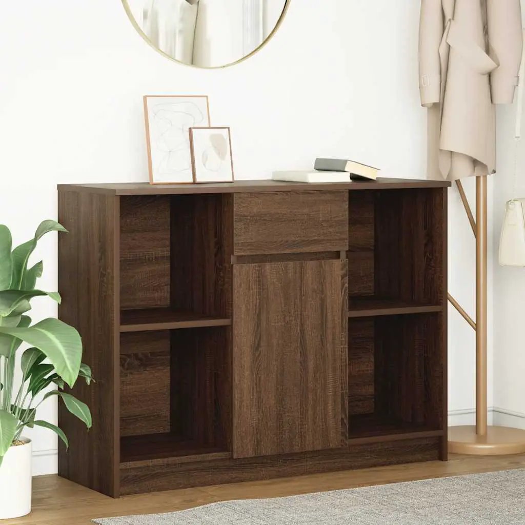vidaXL vidaXL Sideboard with Drawer White 101x35x76 cm Engineered Wood - Sideboard