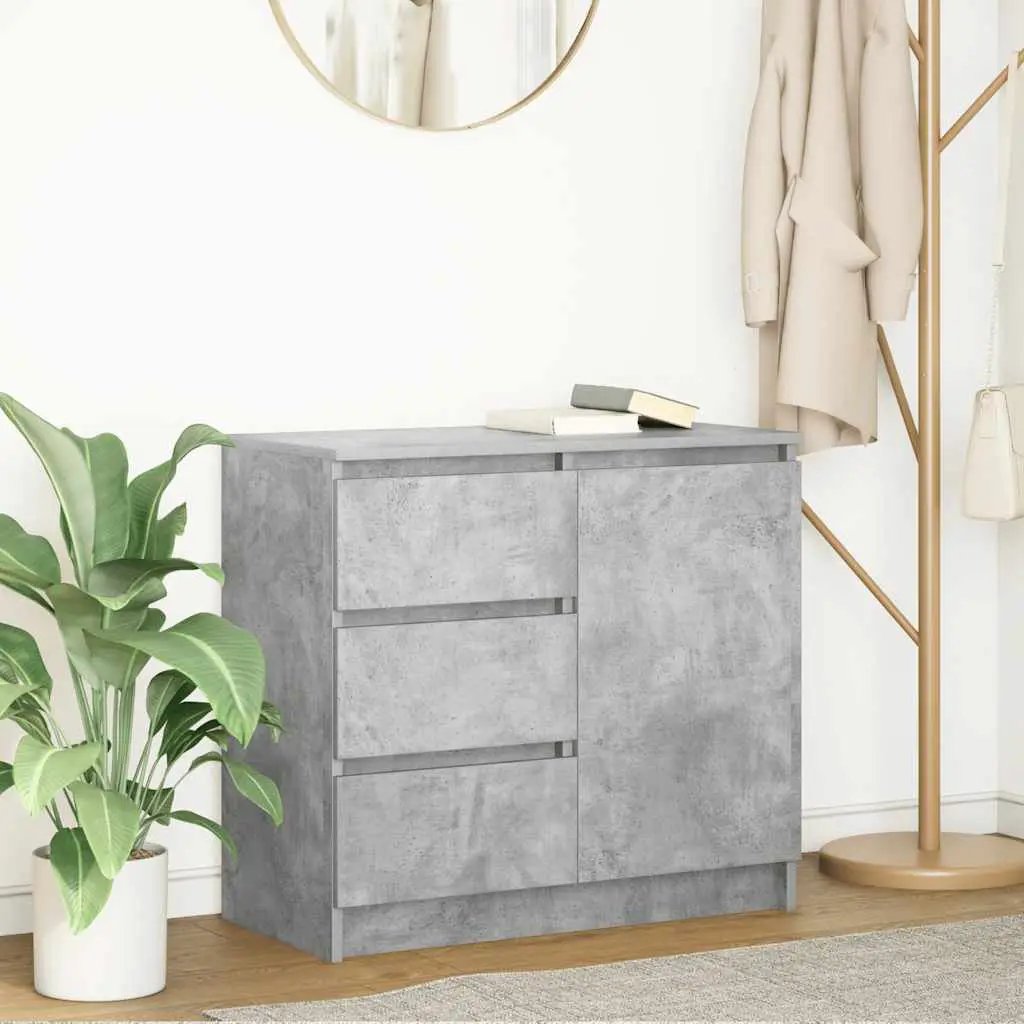 vidaXL vidaXL Sideboard with Drawer White 71x35x65 cm Engineered Wood - Sideboard