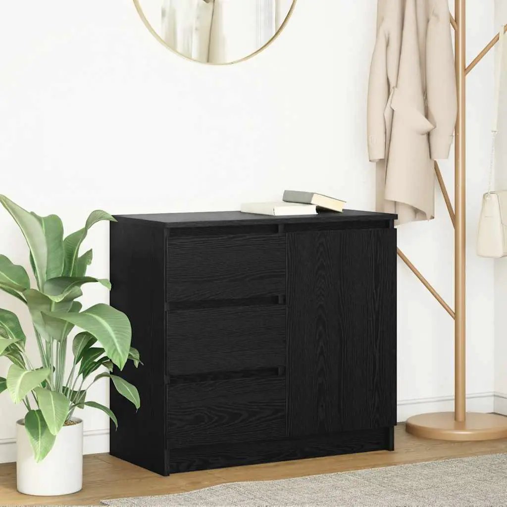 vidaXL vidaXL Sideboard with Drawer White 71x35x65 cm Engineered Wood - Sideboard