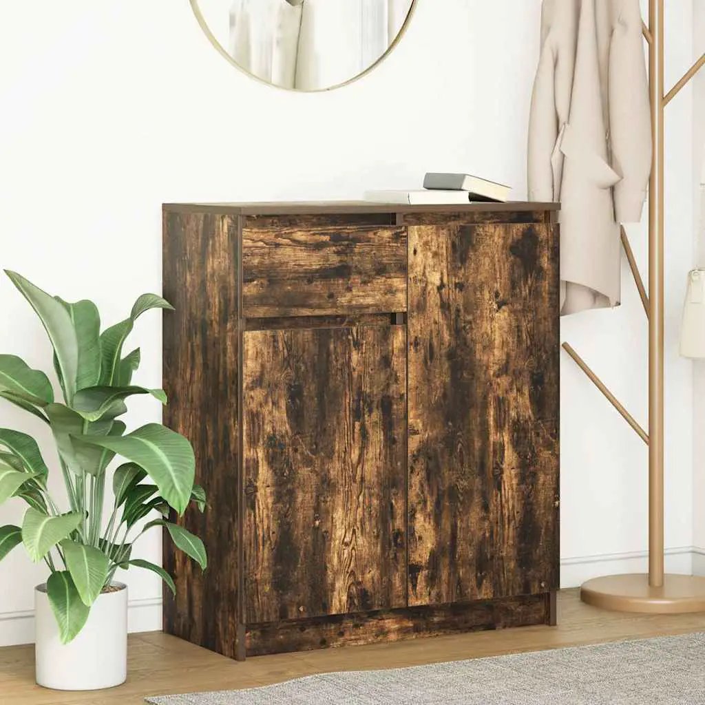 vidaXL vidaXL Sideboard with Drawer White 71x35x84 cm Engineered Wood - Sideboard