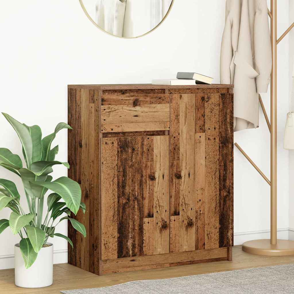 vidaXL vidaXL Sideboard with Drawer White 71x35x84 cm Engineered Wood - Sideboard