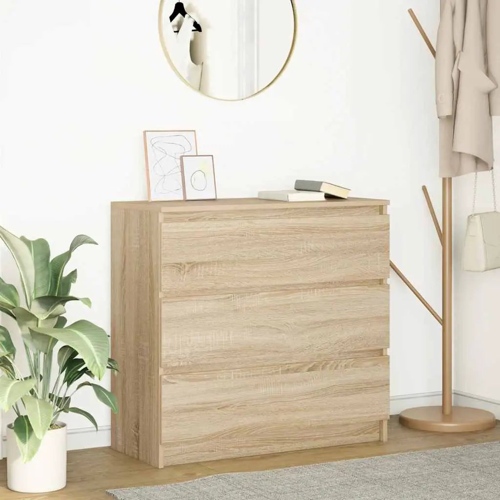 vidaXL vidaXL Sideboard White 80x35x76 cm Engineered Wood - Sideboard