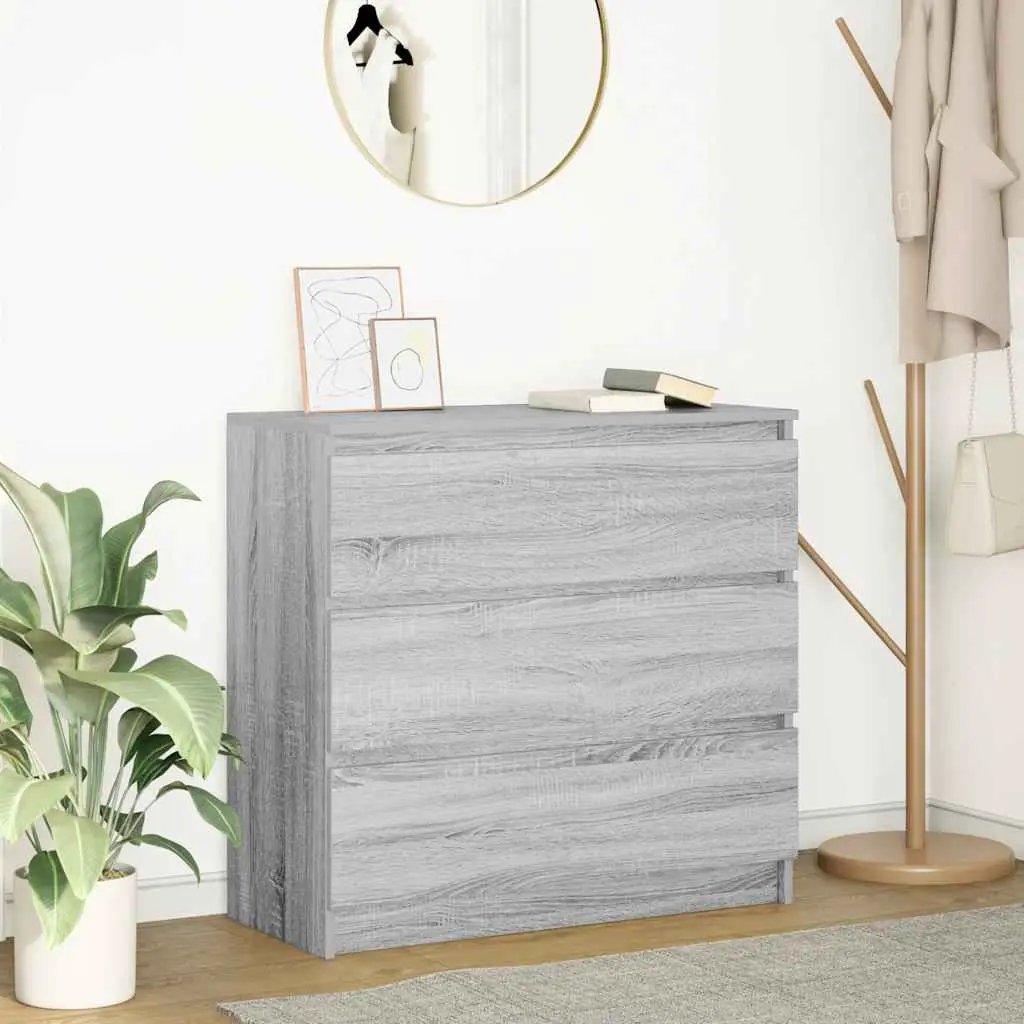 vidaXL vidaXL Sideboard White 80x35x76 cm Engineered Wood - Sideboard