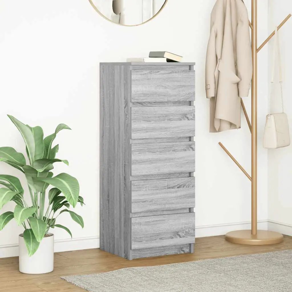 vidaXL vidaXL Sideboard with Drawers White 37.5x35x99 cm Engineered Wood - Sideboard