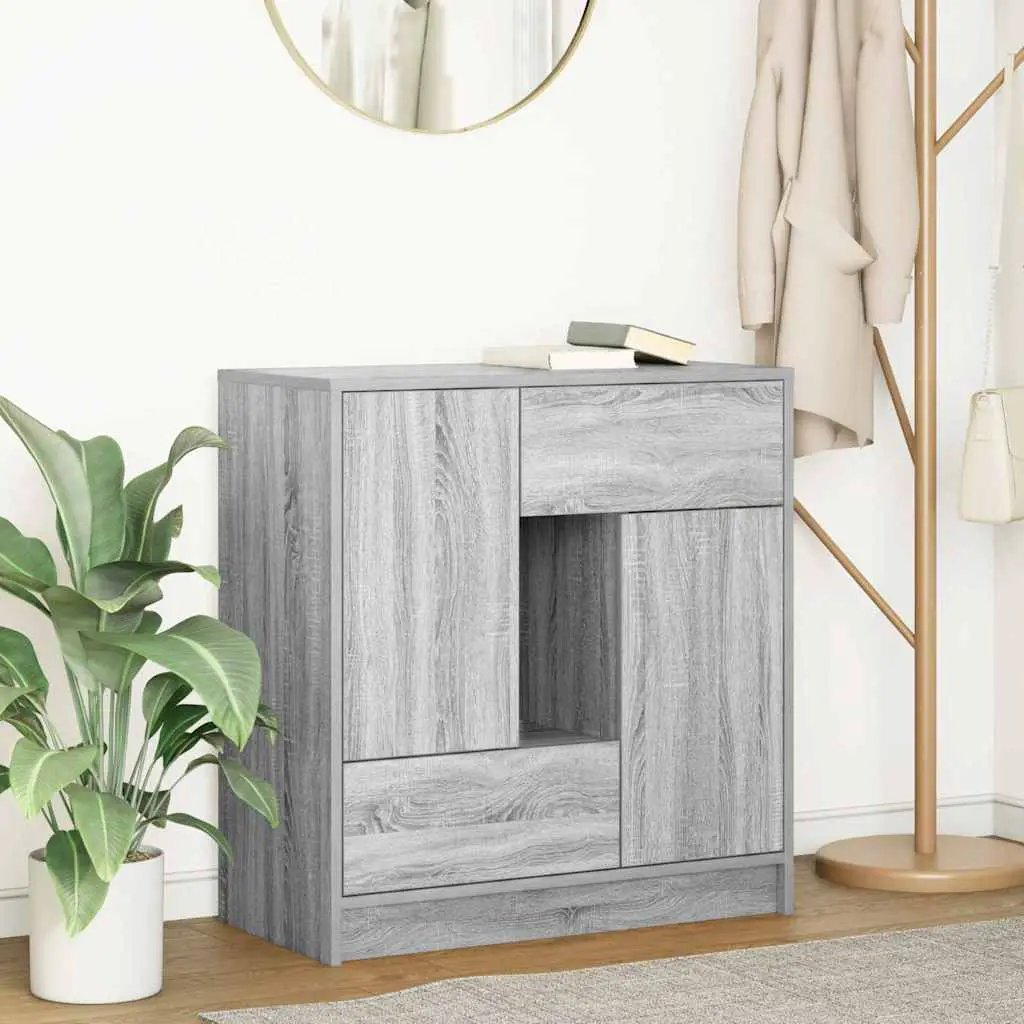 vidaXL vidaXL Sideboard with Drawers and Doors White 70.5x34x74.5 cm - Sideboard
