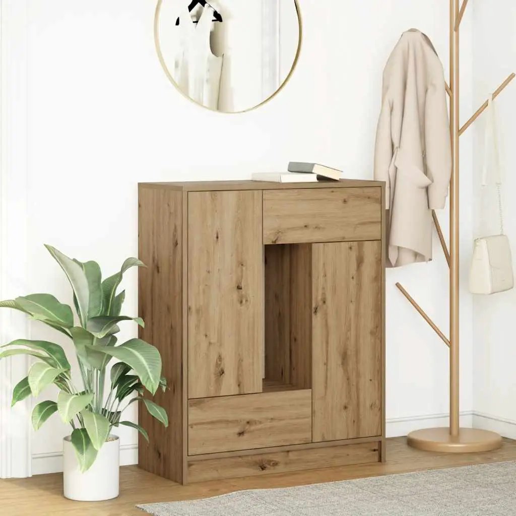 vidaXL vidaXL Sideboard with Drawers and Doors White 73x31x90 cm - Sideboard