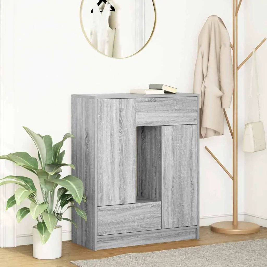 vidaXL vidaXL Sideboard with Drawers and Doors White 73x31x90 cm - Sideboard