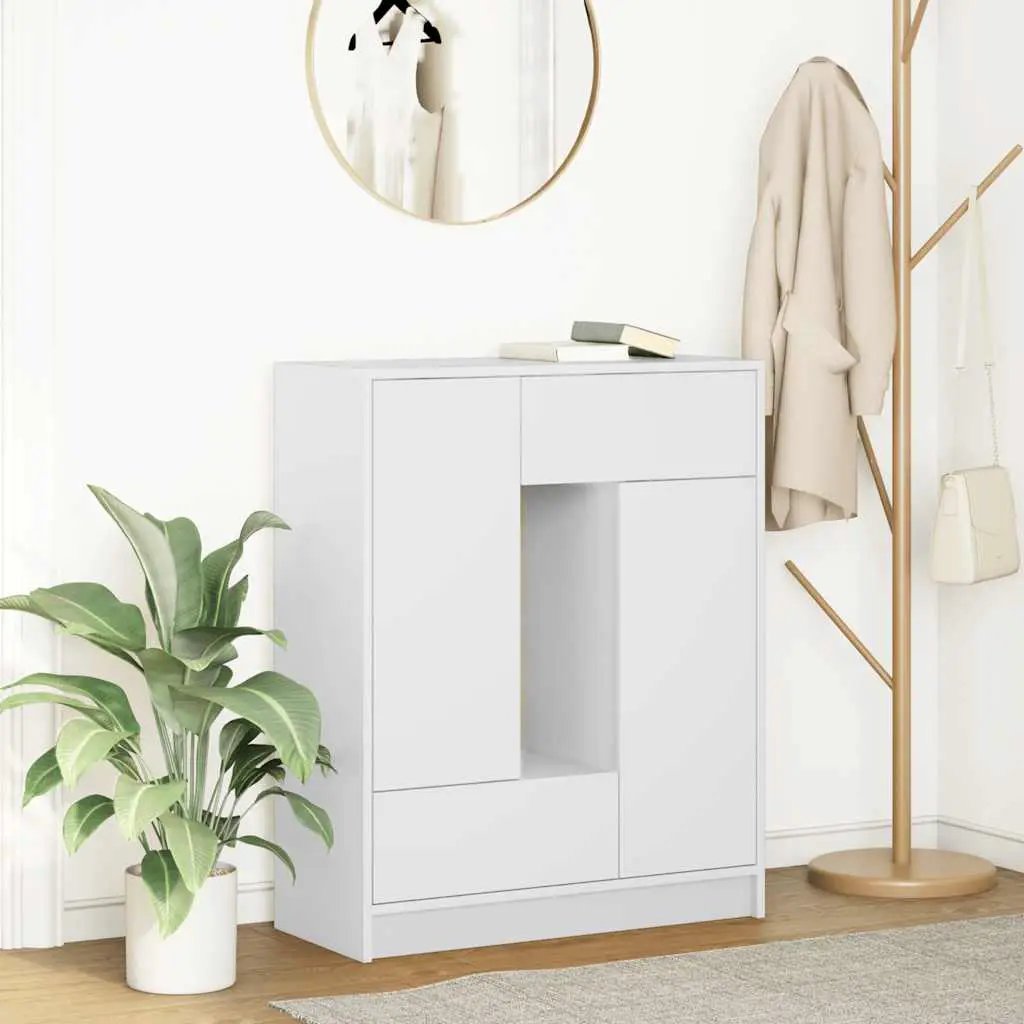 vidaXL vidaXL Sideboard with Drawers and Doors White 73x31x90 cm - Sideboard