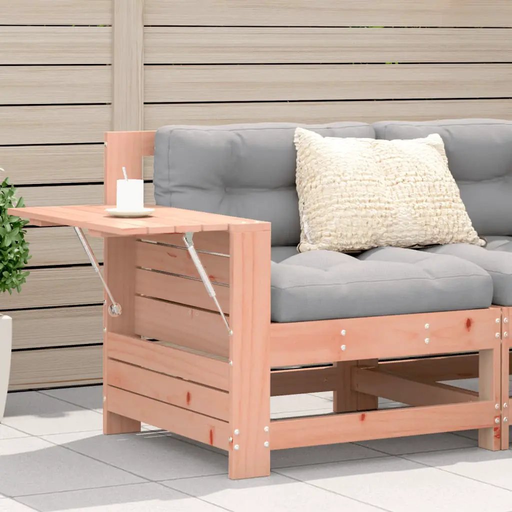 vidaXL vidaXL Garden Armrest Sofa with Cushion Solid Wood Pine - Garden Sofa Sets