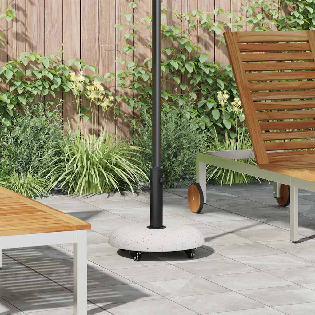 vidaXL vidaXL Parasol Base 21kg Multicolour Concrete Round - Parasol