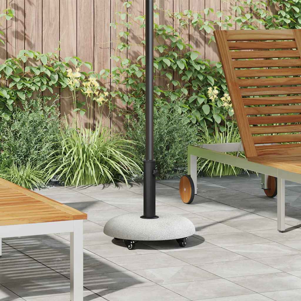vidaXL vidaXL Parasol Base 21kg Multicolour Concrete Round - Parasol