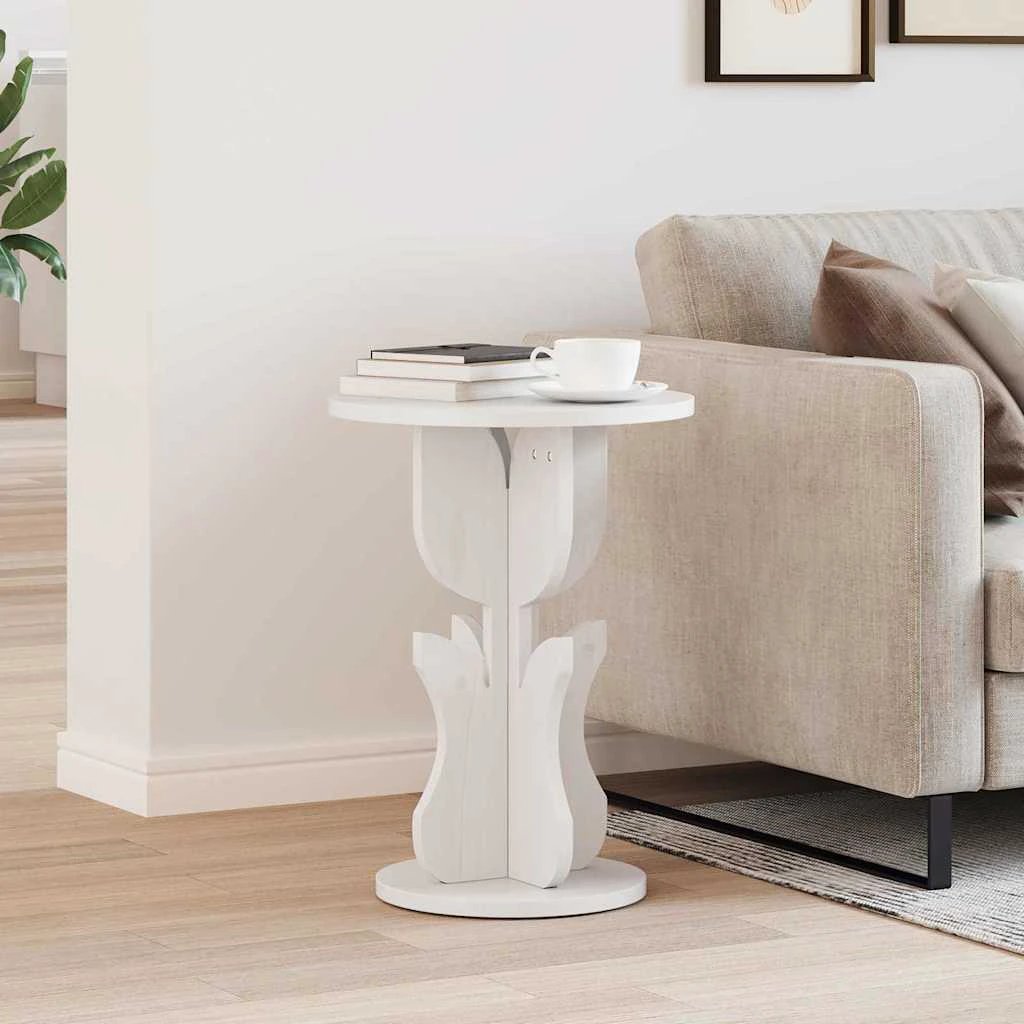VidaXL Coffee Table 39.5x39.5x53.5cm Rustic Pine by vidaXL