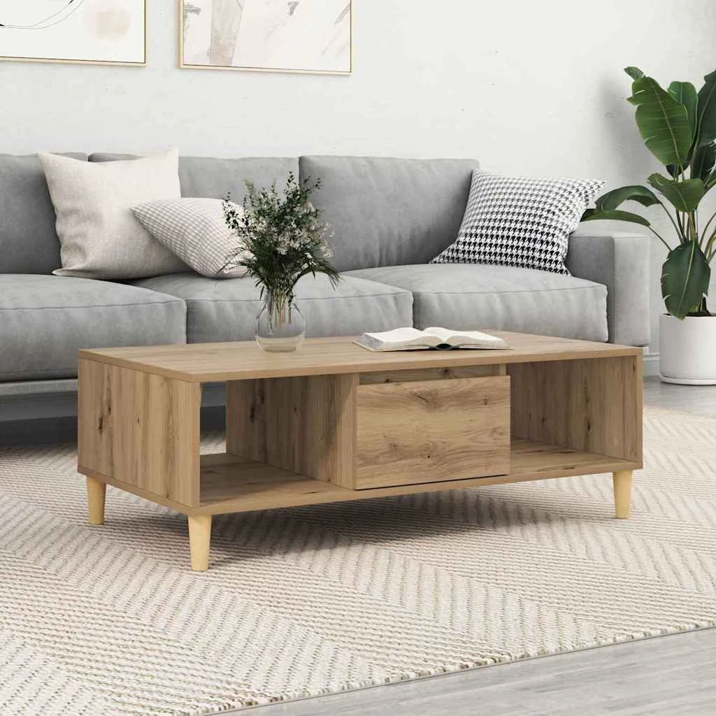 vidaXL Coffee Table 102x55x35 Engineered Wood by vidaXL