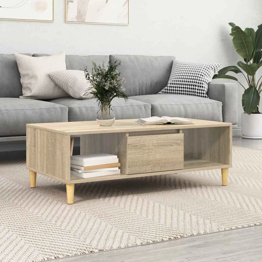 vidaXL vidaXL Coffee Table 102x55x35 Engineered Wood - Coffee Table