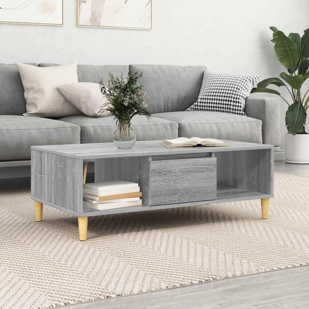 vidaXL vidaXL Coffee Table 102x55x35 Engineered Wood - Coffee Table