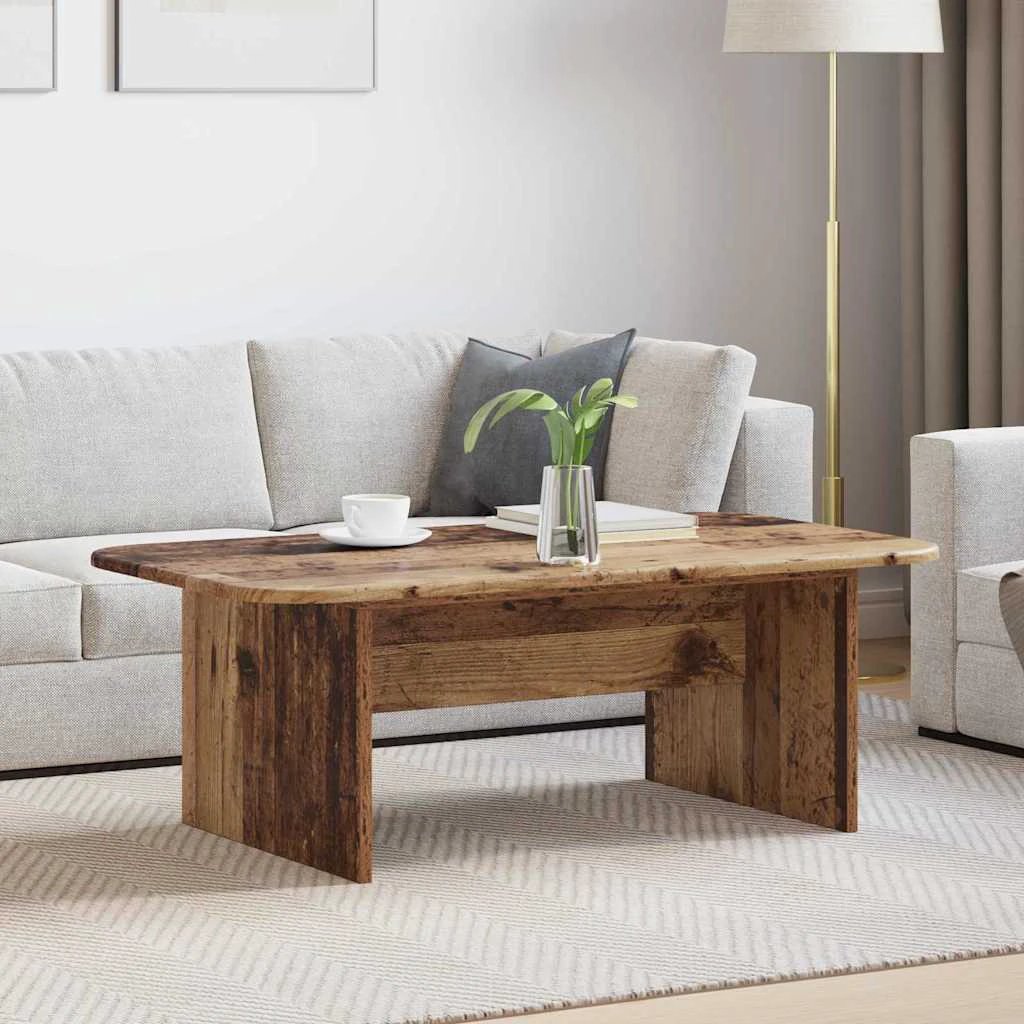 vidaXL VidaXL Coffee Table 93 x 53 x 33 Cm White Engineered Wood Smooth Finish Living Room - Coffee Table