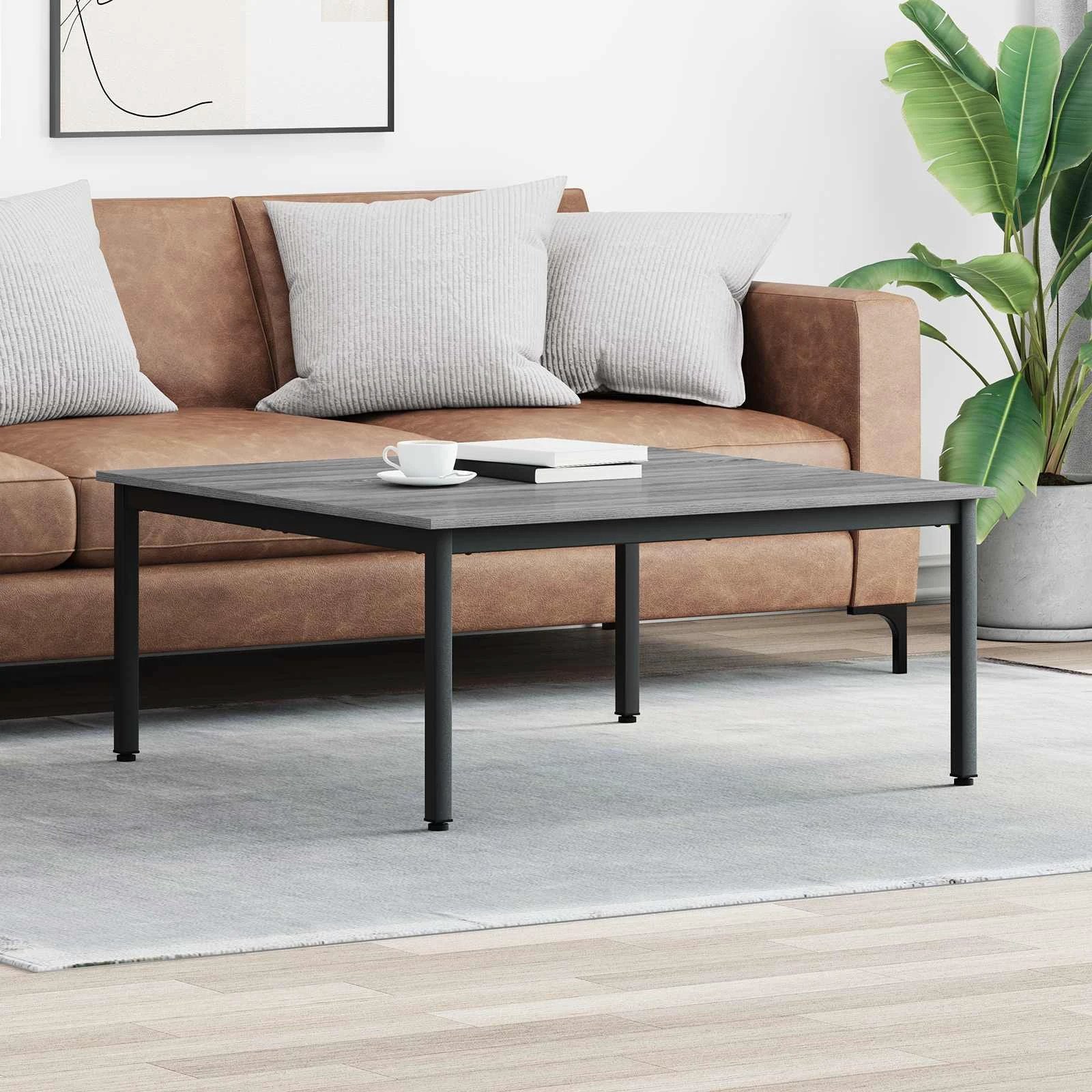 vidaXL VidaXL Coffee Table 40 X 40 X 36 Cm Engineered Wood Durable Finish for Living Room - Coffee Table