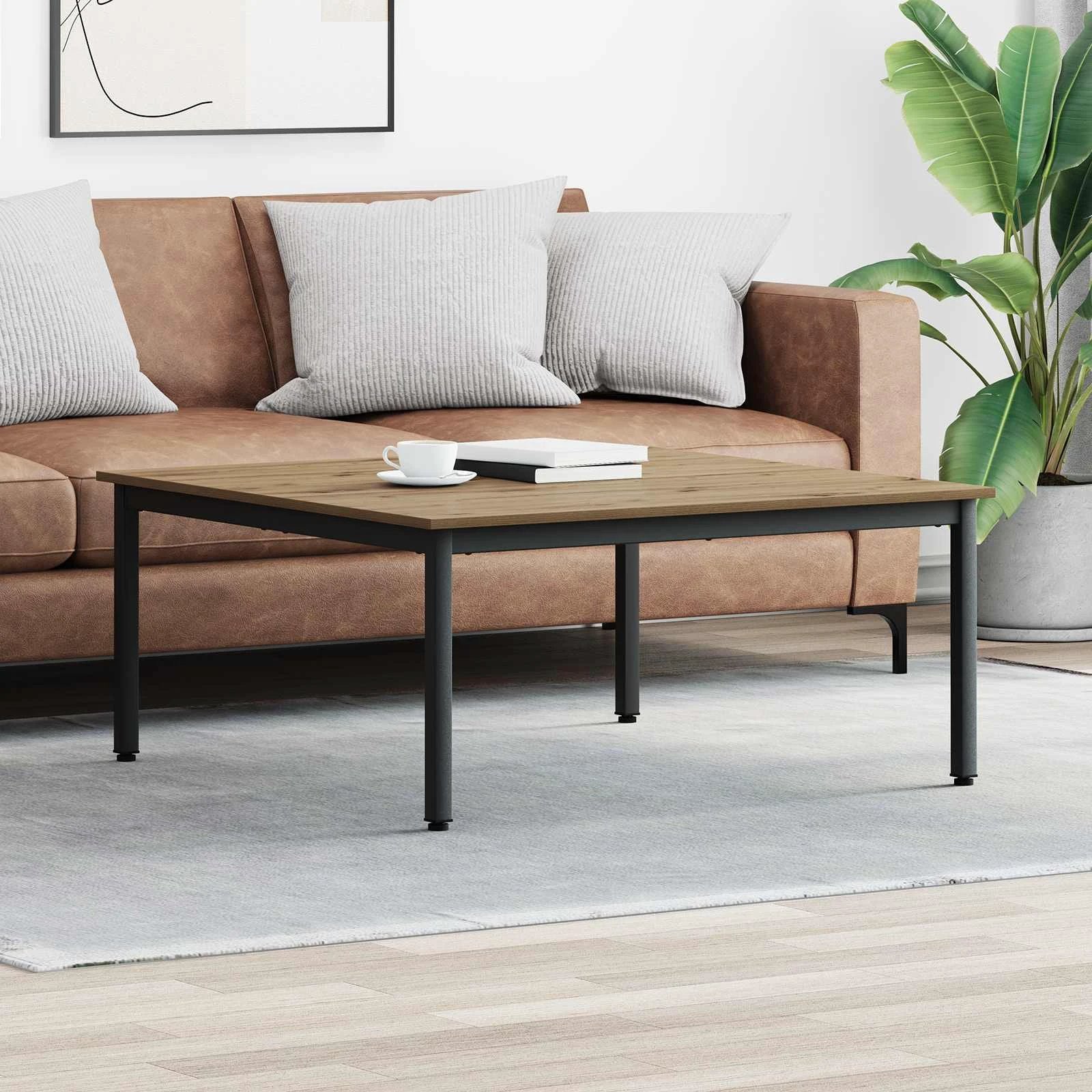 VidaXL Coffee Table 40 X 40 X 36 Cm Engineered Wood Durable Finish for Living Room by vidaXL