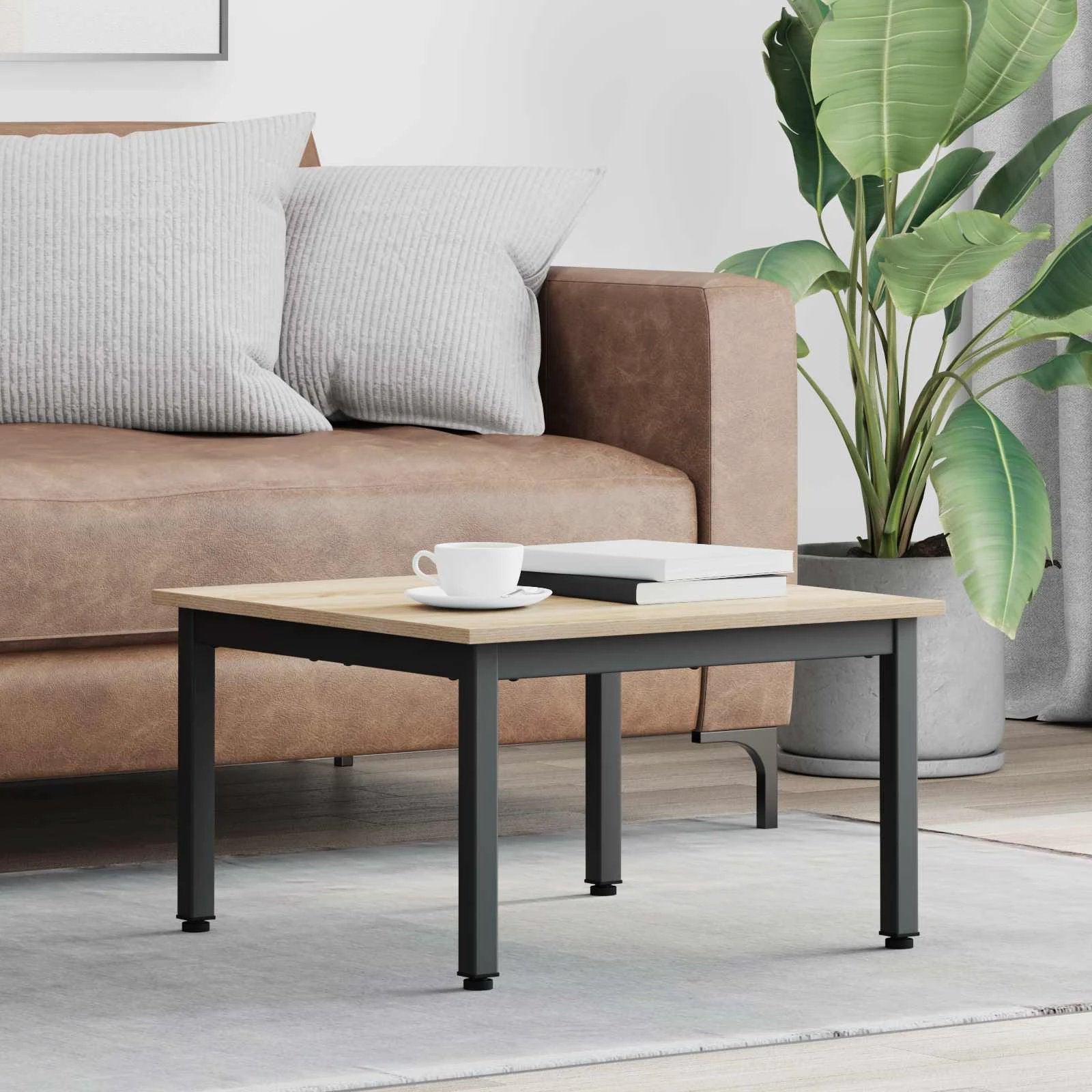 VidaXL Coffee Table 40 X 40 X 36 Cm Engineered Wood Durable Finish for Living Room by vidaXL