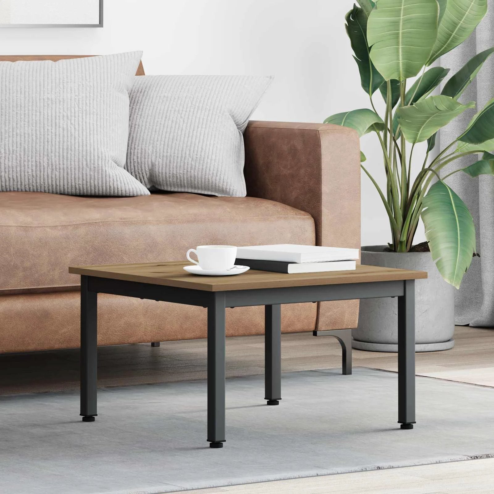 vidaXL VidaXL Coffee Table 40 X 40 X 36 Cm Engineered Wood Durable Finish for Living Room - Coffee Table